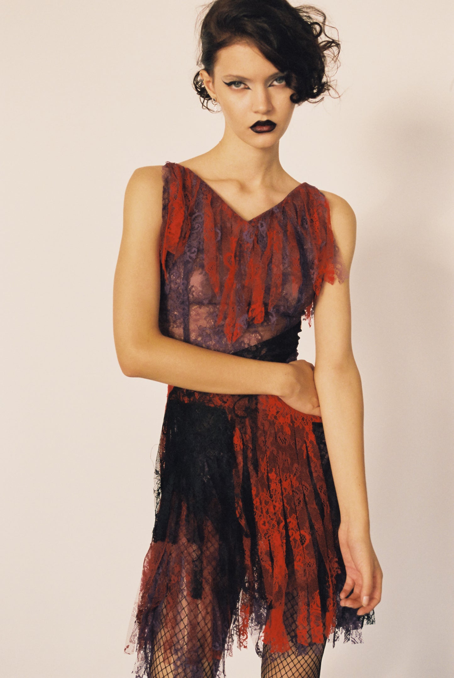 SS24 Vampire Confetti Fringe Dress