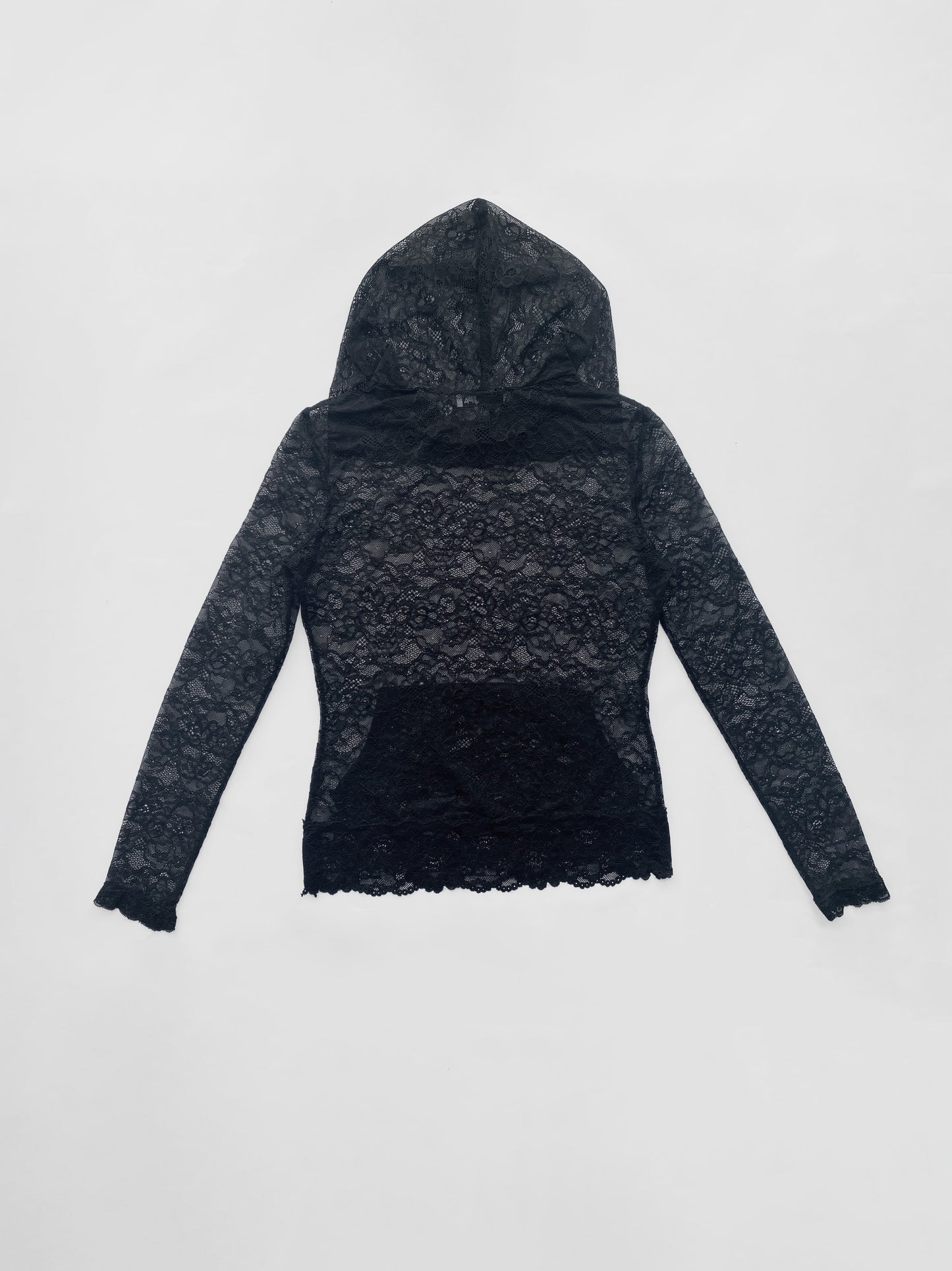 Black Lace Hoodie