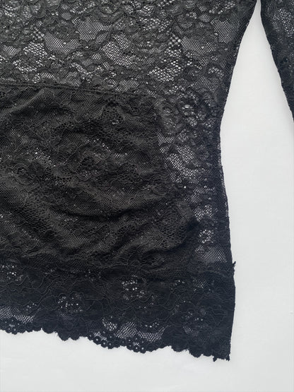 Black Lace Hoodie