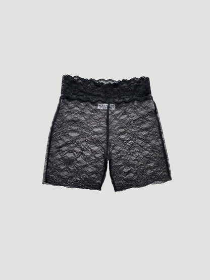 Black Lace Shorts