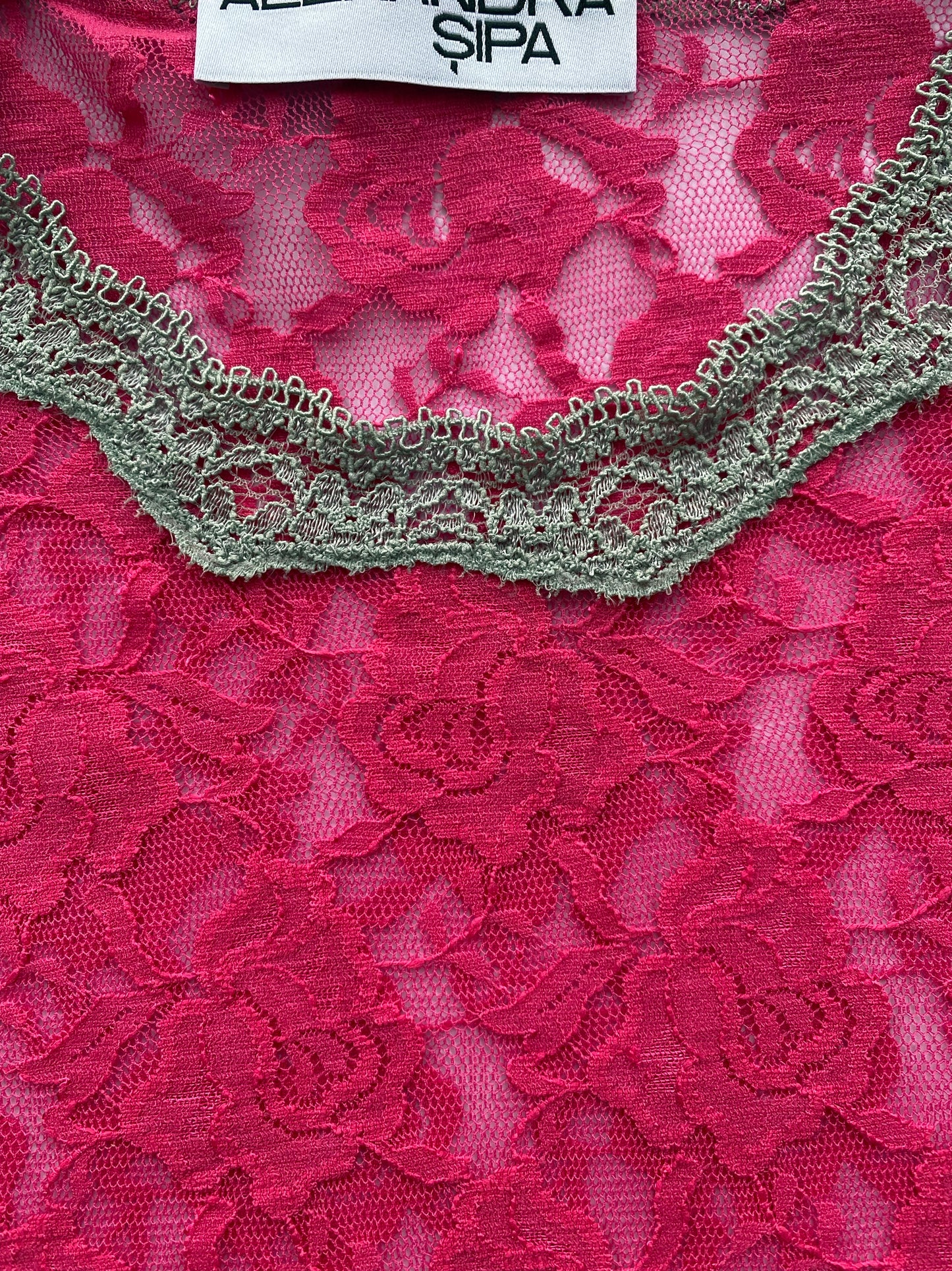 Pink Lace Top