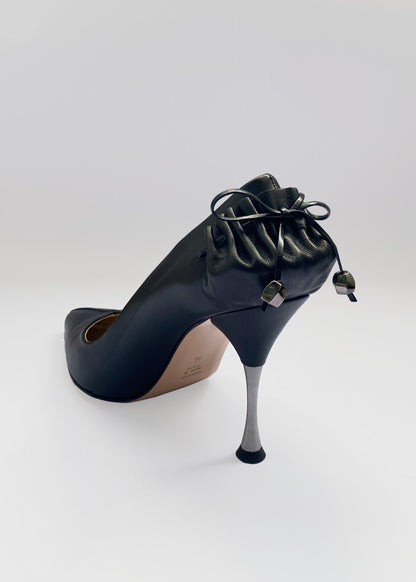 Black Bow Opinci Pumps