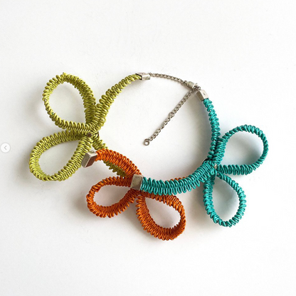 Recycled Plastic Bow Bracelet