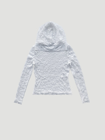 White Lace Hoodie