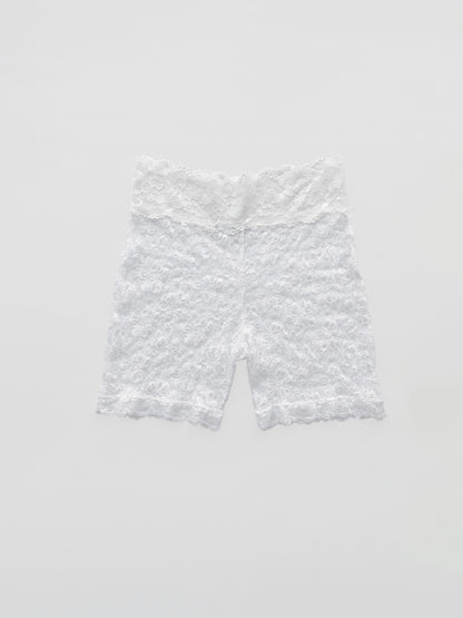 White Lace Shorts