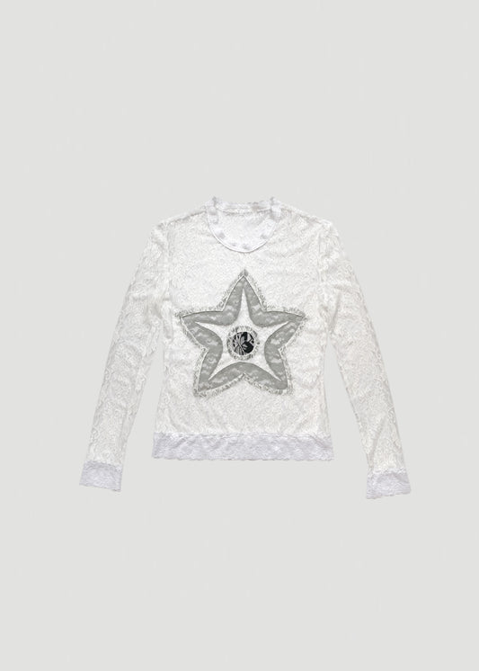 AW23 Star Lace Top